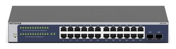 NETGEAR GS724Tv6 Switch Gestionado L2+/L3 con 24 Puertos Gigabit y 2 SFP NETGEAR GS724Tv6 Switch Gestionado L2+/L3 con 24 Puertos Gigabit y 2 SFP