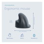R-GO TOOLS R-GO HE BASIC MEDIUM Ratón Vertical Ergonómico Gris