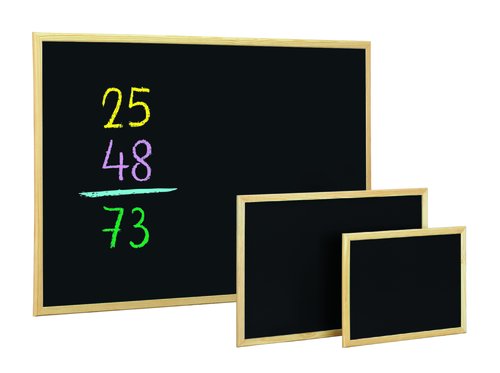 Pizarra Negra Marco Pino 60X90 Cm Pizarra Negra Marco Pino 60X90 Cm