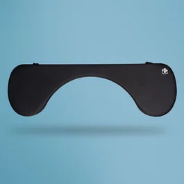 R go tools Reposabrazos Ergonómico RGOARMC Negro Cuero Vegano