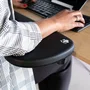 R go tools Reposabrazos Ergonómico RGOARMC Negro Cuero Vegano