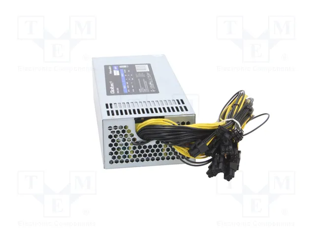 Qoltec Gaming Miner 1850W Platinum PCI-E Gris