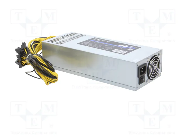 Qoltec Gaming Miner 1850W Platinum PCI-E Gris