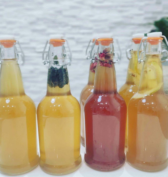 La Mediterranea Botella de 500 ml con Tapón Hermético