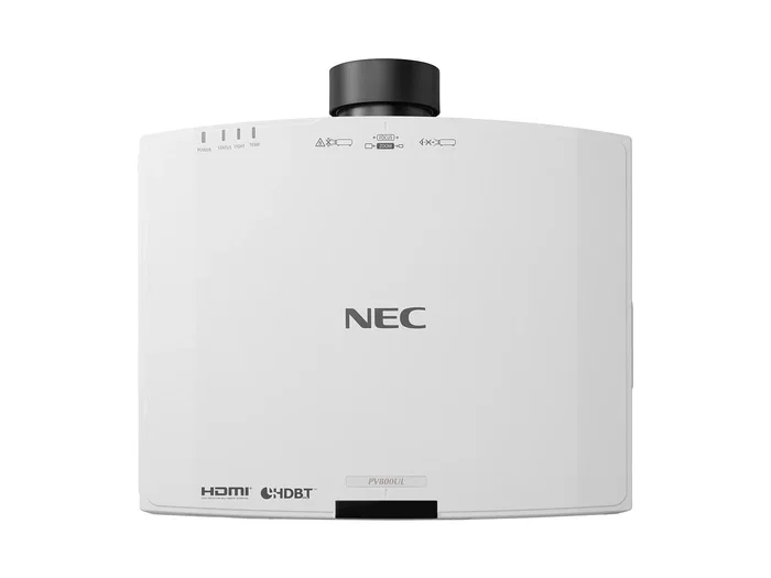 NEC PV800UL Videoproyector para Grandes Espacios, 8000 Lúmenes ANSI, 3LCD, Resolución WUXGA (1920x1200), Relación de Contraste 3,000,000:1, Blanco, Proyector Presentación