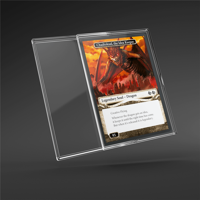 Gamegenic Estuches para Cartas Slide Card Cases (12 Unidades) con Protección UV y contra Salpicaduras para Cartas de Tamaño Estándar