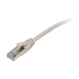 Synergy21 Patchkabel RJ45 CAT5e 0.25m gris, S-FTP (SF/UTP), 100 MHz