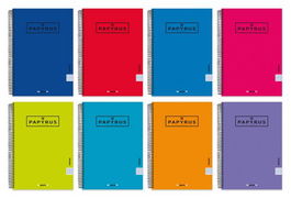 Bloc Papyrus Uniclas Tapa Extra Fº 80H Milimetrado 90G Surtido (Set de 5)