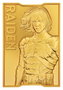 Metal Gear Solid 2 Lingote Raiden 24k Gold Plated Limited Edition