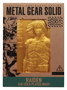 Metal Gear Solid 2 Lingote Raiden 24k Gold Plated Limited Edition