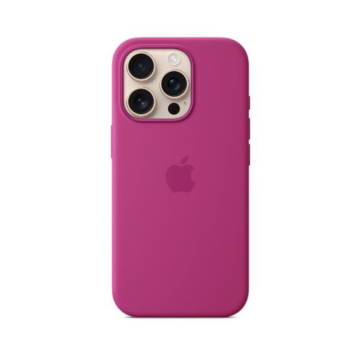 Apple Funda iPhone 16 Pro Silicona con MagSafe - Fuchsia