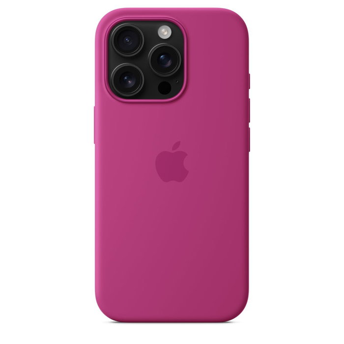 Apple Funda iPhone 16 Pro Silicona con MagSafe - Fuchsia