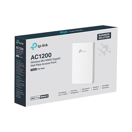 TP-Link Festa F52-Wall Access Point WL-AP AC1200 Dual Band 2.4 GHz 5 GHz