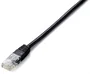 Equip Cable de Red U/UTP Categoría 5e 0.5m (Cat5e) Negro, Conectores RJ-45 Macho Chapado en Oro, Compatible con IEEE 802.3, 100 MHz