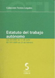EDICIONES CINCA, Estatuto del trabajo autónomo - Textos legales