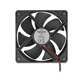 DeLOCK 67292 Ventilador Axial 120 x 120 x 25 mm Negro