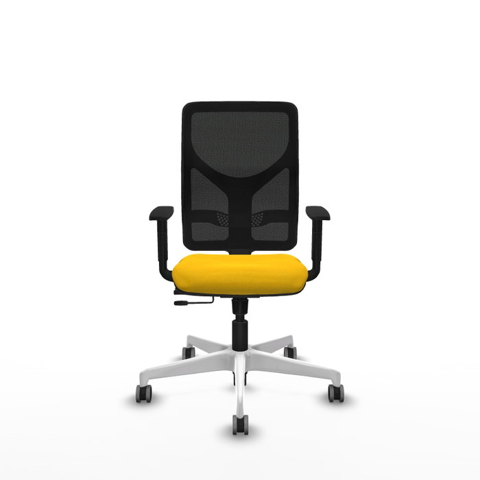 PIQUERAS Y CRESPO Silla de oficina Motilla con mecanismo Sincro/Traslack, Amarillo y Negro PIQUERAS Y CRESPO Silla de oficina Motilla con mecanismo Sincro/Traslack, Amarillo y Negro