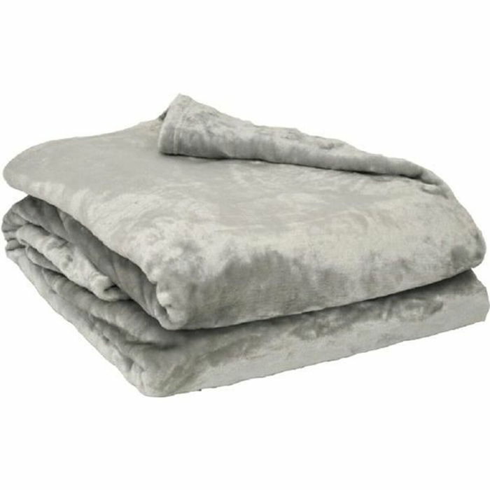 Poyet Motte Manta Microplano a Cuadros Perla 130x170 cm Poyet Motte Manta Microplano a Cuadros Perla 130x170 cm