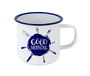 Privilege Mug Esmaltada Blanca con Frases 350ml (Ancho 9 cm, Alto 7.9 cm, Largo 11 cm) (24 Unidades)