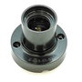 F-Line Portalámparas de Superficie E27 Negro, Plástico, Ø67x57mm, Casquillo Ø39mm, 250V~ / 4A
