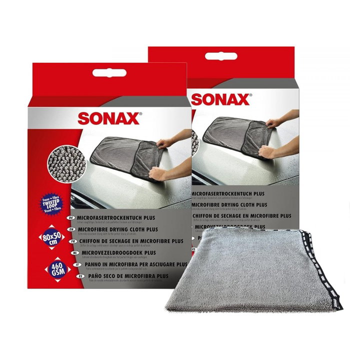 Sonax Pack x2 Paño Seco de Microfibra Plus Sonax Pack x2 Paño Seco de Microfibra Plus