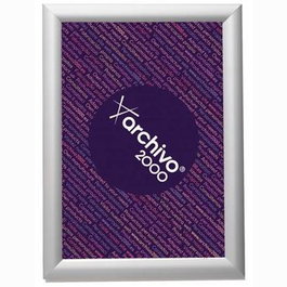 Archivo 2000 Expositor Mural Snap Frame DIN A4 Vertical/Horizontal 10x240x330 mm Plata