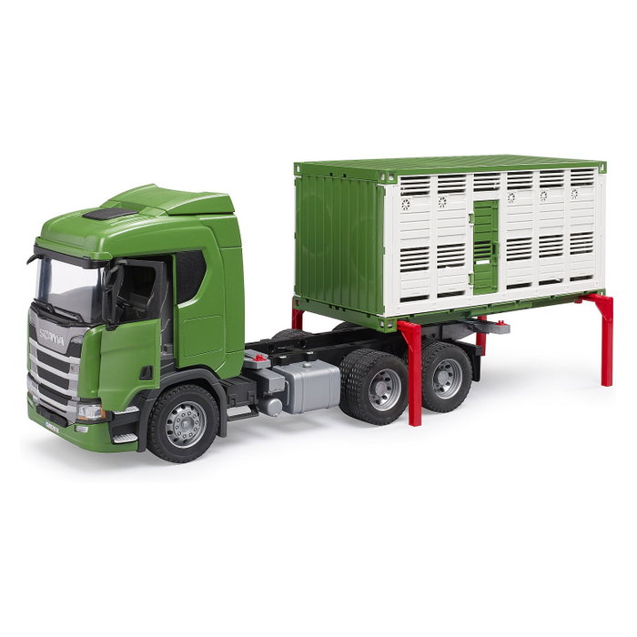 Bruder Scania Super 560R Transporte de Ganado con Buey