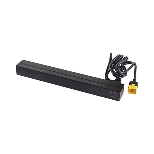 APC AP9565 Rack PDU Básico - 12 Salidas C13, 230V, 16A, Monofásico, Montaje Horizontal/Vertical 0U/1U, Cable 2.5m, Negro