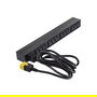 APC AP9565 Rack PDU Basic 1U Monofásico 230V Negro 12 Salidas AC