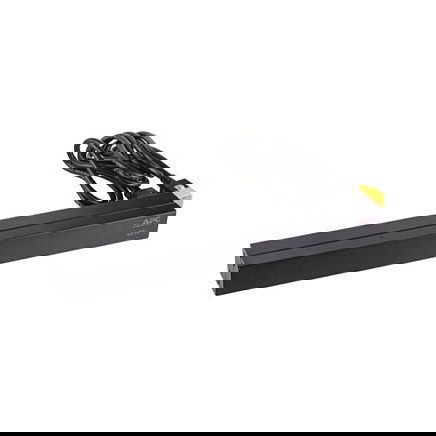 APC AP9565 Rack PDU Básico - 12 Salidas C13, 230V, 16A, Monofásico, Montaje Horizontal/Vertical 0U/1U, Cable 2.5m, Negro