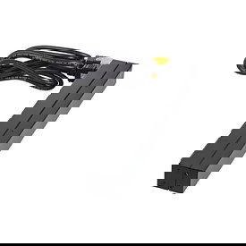 APC AP9565 Rack PDU Básico - 12 Salidas C13, 230V, 16A, Monofásico, Montaje Horizontal/Vertical 0U/1U, Cable 2.5m, Negro