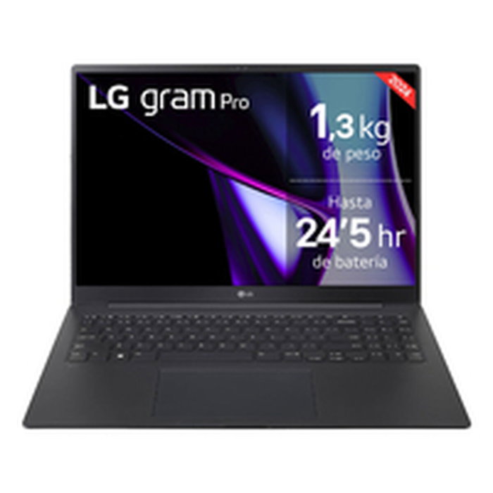 LG gram Pro 16ZD90SP-A.AX78B 16'' OLED 3K Intel Core Ultra 7 32GB RAM 1TB SSD Plata LG gram Pro 16ZD90SP-A.AX78B 16'' OLED 3K Intel Core Ultra 7 32GB RAM 1TB SSD Plata