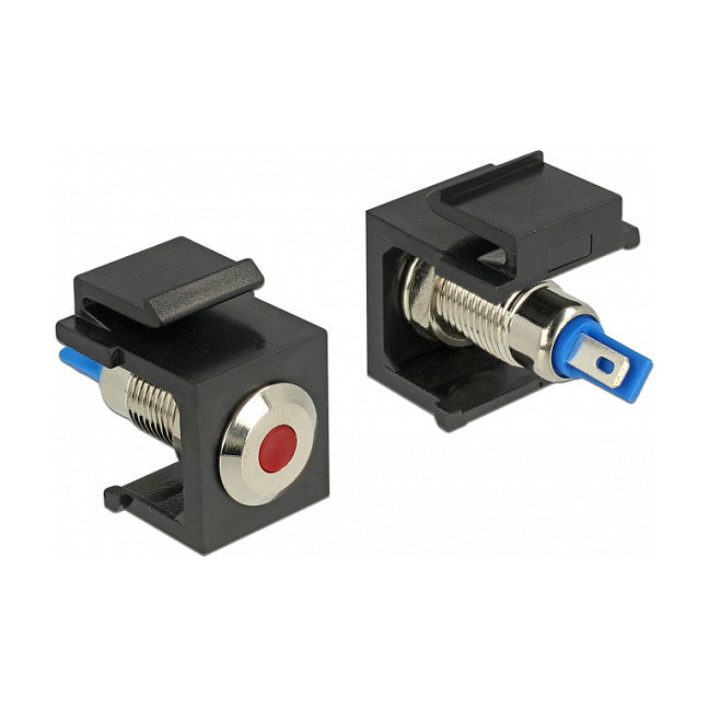 DeLOCK 86464 Keystone LED rotativo 6 V negro DeLOCK 86464 Keystone LED rotativo 6 V negro