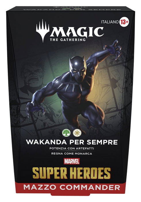 Wizards of the Coast Magic the Gathering Marvel Super Heroes Commander Decks Caja (4) italiano