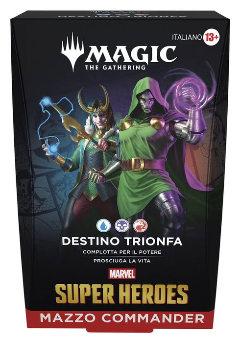 Wizards of the Coast Magic the Gathering Marvel Super Heroes Commander Decks Caja (4) italiano