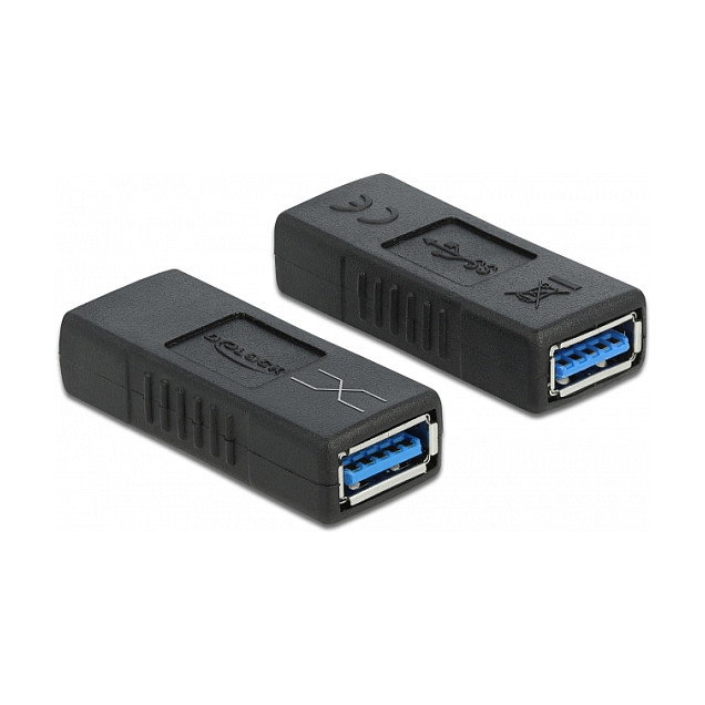 DeLOCK Adaptador USB 3.0 Tipo-A hembra a Tipo-A hembra cruzado DeLOCK Adaptador USB 3.0 Tipo-A hembra a Tipo-A hembra cruzado