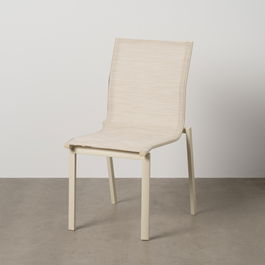Silla Apilable Aluminio-Textileno 49 X 62 X 90 cm