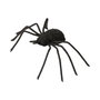 Atosa Decoración Halloween Araña Negra Sonora y Luminosa de 13 cm