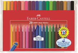 Rotulador Fibra Faber-Castell Grip 1553 Bolsa De 20