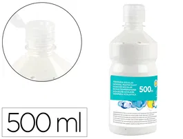 Liderpapel Tempera Escolar Liquida 500 ml Blanco Superlavable