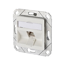 METZ CONNECT Anschlussdose Cat.6A Modul 1 Port 270M ISO/IEC - Tomaconector modular Gigabit Ethernet