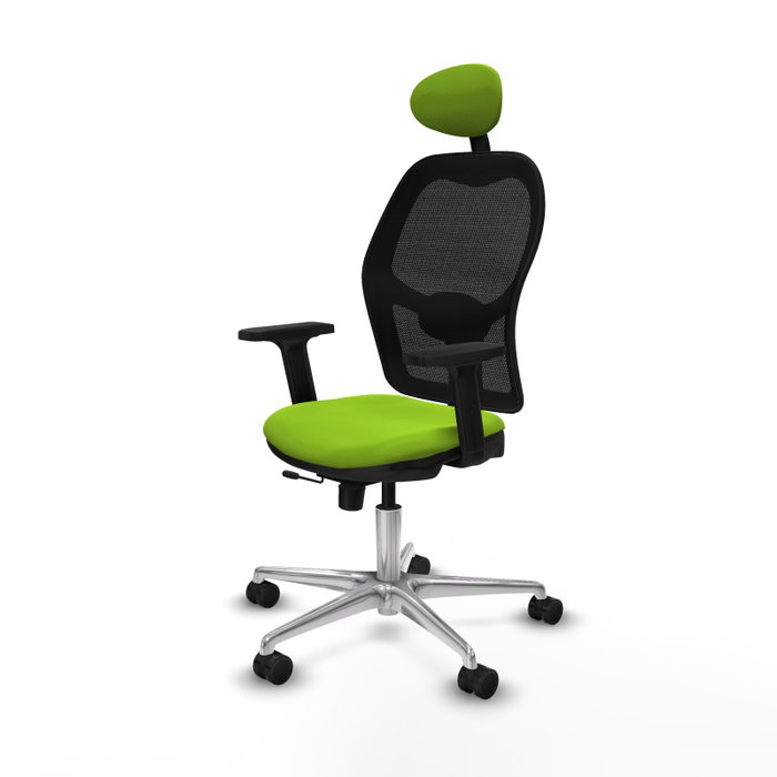 PIQUERAS Y CRESPO Silla de oficina Jorquera con mecanismo Sincro/Traslack color Pistacho y Negro PIQUERAS Y CRESPO Silla de oficina Jorquera con mecanismo Sincro/Traslack color Pistacho y Negro