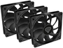 GENESIS Oxal 120 Pack de 3 Ventiladores de 120 mm Negro