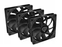 Genesis Oxal 120 - Pack de 3 Ventiladores para Caja de PC 120 mm, 1300 RPM, 22.1 dB, 46.1 CFM, 1.05 mmH2O, Color Negro, 3 Pines