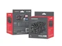 Genesis Oxal 120 - Pack de 3 Ventiladores para Caja de PC 120 mm, 1300 RPM, 22.1 dB, 46.1 CFM, 1.05 mmH2O, Color Negro, 3 Pines
