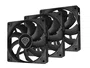 Genesis Oxal 120 - Pack de 3 Ventiladores para Caja de PC 120 mm, 1300 RPM, 22.1 dB, 46.1 CFM, 1.05 mmH2O, Color Negro, 3 Pines