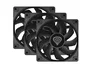 Genesis Oxal 120 - Pack de 3 Ventiladores para Caja de PC 120 mm, 1300 RPM, 22.1 dB, 46.1 CFM, 1.05 mmH2O, Color Negro, 3 Pines