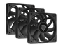 GENESIS Oxal 120 Pack de 3 Ventiladores de 120 mm Negro