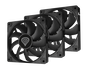 GENESIS Oxal 120 Pack de 3 Ventiladores de 120 mm Negro