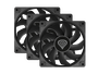 GENESIS Oxal 120 Pack de 3 Ventiladores de 120 mm Negro
